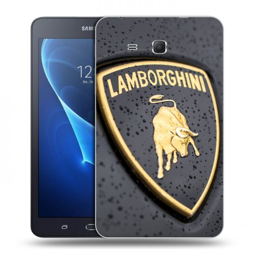 Дизайнерский силиконовый чехол для Samsung Galaxy Tab A 7 (2016) Lamborghini