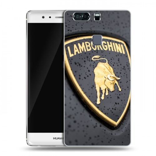 Дизайнерский пластиковый чехол для Huawei P9 Plus Lamborghini