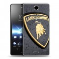 Дизайнерский пластиковый чехол для Sony Xperia TX Lamborghini