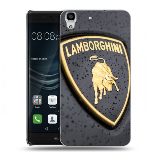 Дизайнерский пластиковый чехол для Huawei Y6II Lamborghini