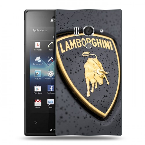 Дизайнерский пластиковый чехол для Sony Xperia acro S Lamborghini