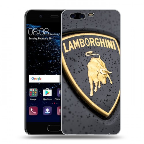 Дизайнерский пластиковый чехол для Huawei P10 Lamborghini