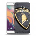 Дизайнерский пластиковый чехол для HTC One X10 Lamborghini