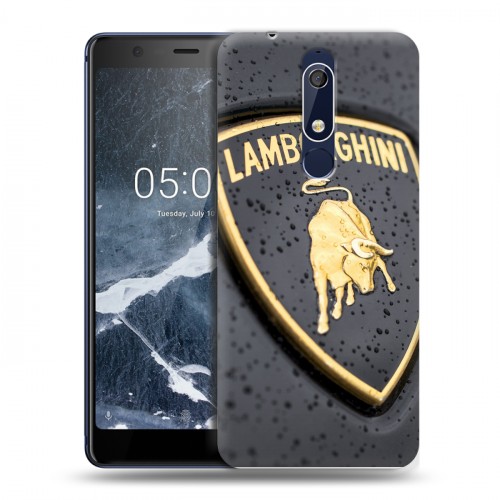 Дизайнерский пластиковый чехол для Nokia 5.1 Lamborghini