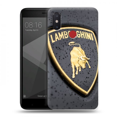 Дизайнерский пластиковый чехол для Xiaomi Mi8 SE Lamborghini