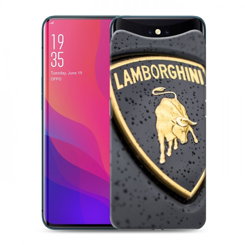 Дизайнерский силиконовый чехол для OPPO Find X Lamborghini