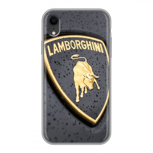 Дизайнерский силиконовый чехол для Iphone Xr Lamborghini