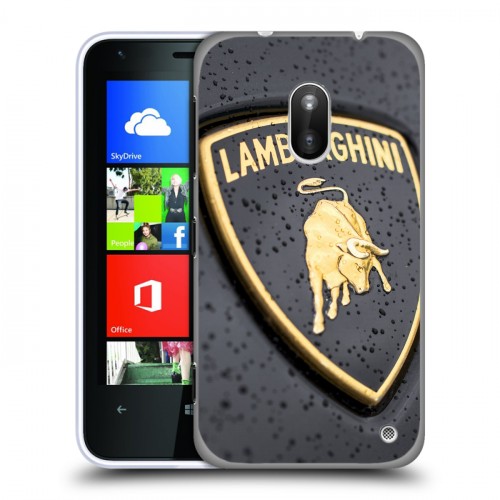 Дизайнерский пластиковый чехол для Nokia Lumia 620 Lamborghini