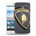 Дизайнерский пластиковый чехол для Huawei Ascend D2 Lamborghini