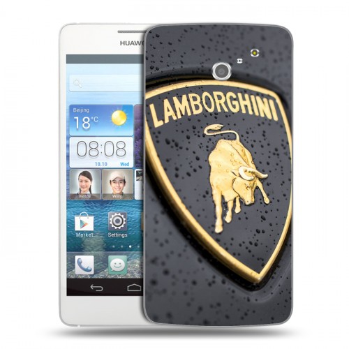 Дизайнерский пластиковый чехол для Huawei Ascend D2 Lamborghini