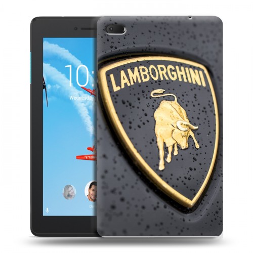 Дизайнерский силиконовый чехол для Lenovo Tab E7 Lamborghini
