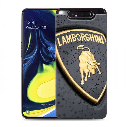 Дизайнерский пластиковый чехол для Samsung Galaxy A80 Lamborghini