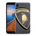 Дизайнерский силиконовый чехол для Xiaomi RedMi 7A Lamborghini