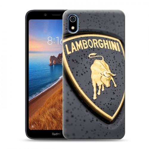 Дизайнерский силиконовый чехол для Xiaomi RedMi 7A Lamborghini