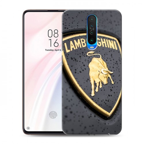 Дизайнерский пластиковый чехол для Xiaomi RedMi K30 Lamborghini