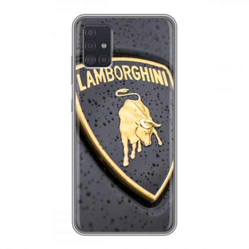 Дизайнерский силиконовый чехол для Samsung Galaxy A51 Lamborghini