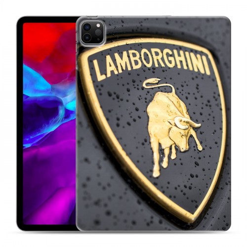 Дизайнерский силиконовый с усиленными углами чехол для Ipad Pro 11 (2020) Lamborghini