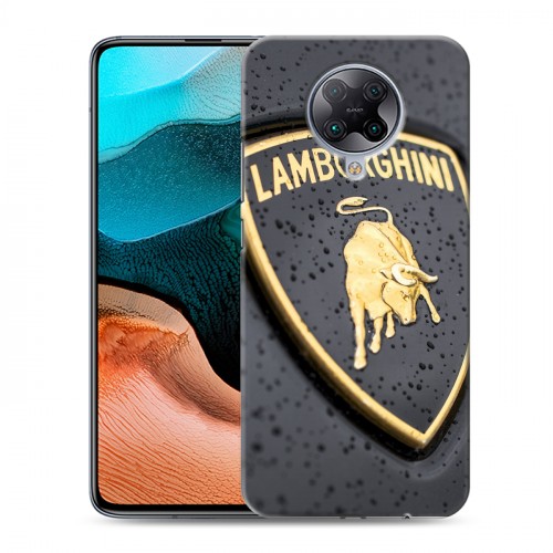 Дизайнерский силиконовый с усиленными углами чехол для Xiaomi RedMi K30 Pro Lamborghini