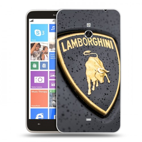 Дизайнерский пластиковый чехол для Nokia Lumia 1320 Lamborghini