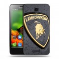 Дизайнерский пластиковый чехол для Lenovo S660 Lamborghini