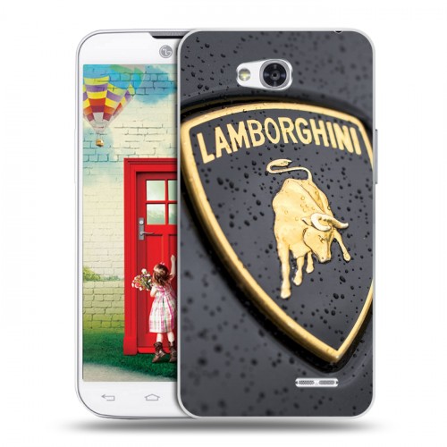 Дизайнерский пластиковый чехол для LG L80 Lamborghini