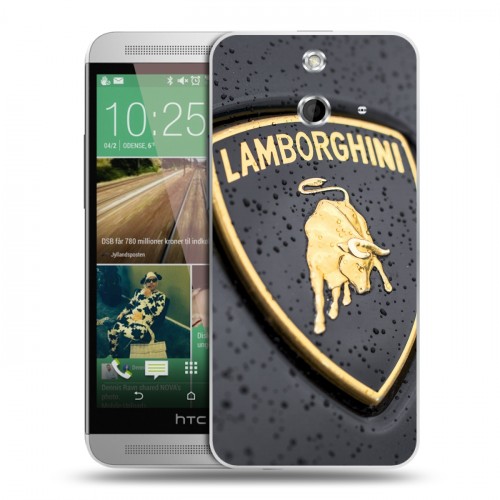 Дизайнерский пластиковый чехол для HTC One E8 Lamborghini