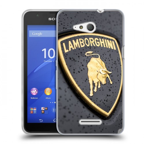 Дизайнерский пластиковый чехол для Sony Xperia E4g Lamborghini