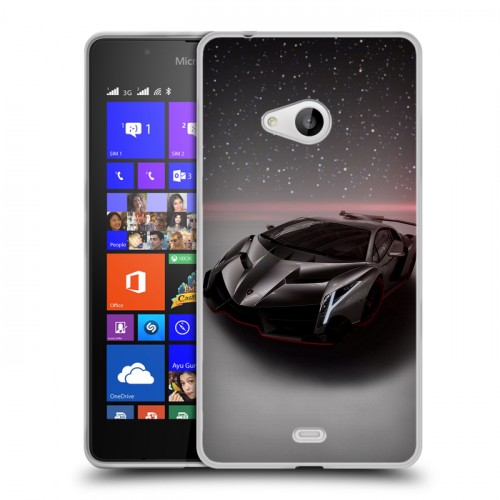 Дизайнерский пластиковый чехол для Microsoft Lumia 540 Lamborghini