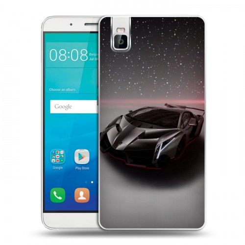 Дизайнерский пластиковый чехол для Huawei ShotX Lamborghini