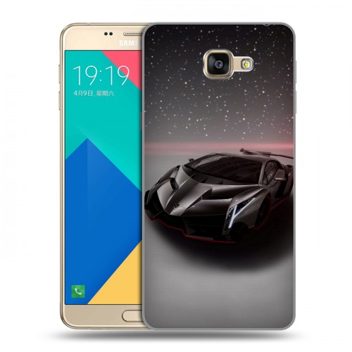 Дизайнерский силиконовый чехол для Samsung Galaxy A9 Lamborghini