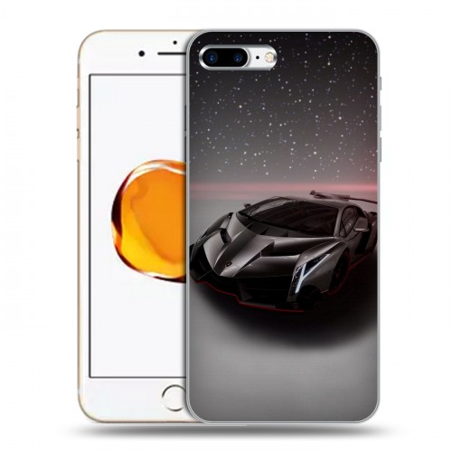 Дизайнерский пластиковый чехол для Iphone 7 Plus / 8 Plus Lamborghini