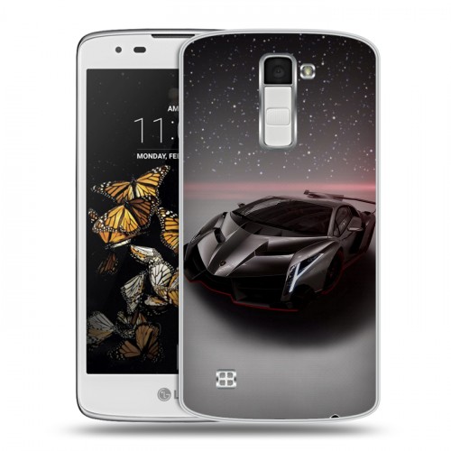 Дизайнерский пластиковый чехол для LG K8 Lamborghini