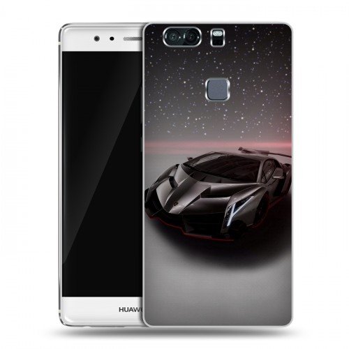 Дизайнерский пластиковый чехол для Huawei P9 Plus Lamborghini