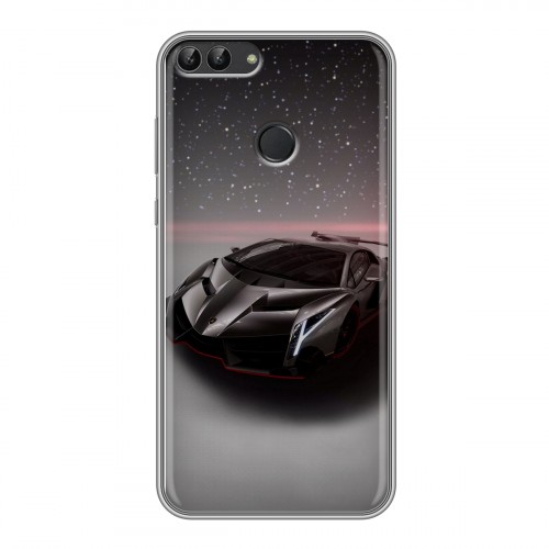 Дизайнерский силиконовый чехол для Huawei P Smart Lamborghini