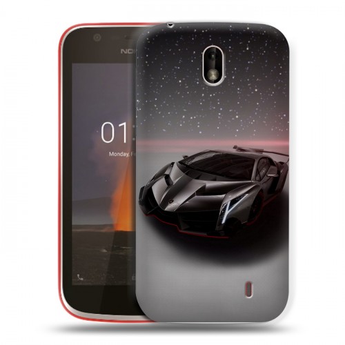 Дизайнерский пластиковый чехол для Nokia 1 Lamborghini