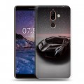 Дизайнерский пластиковый чехол для Nokia 7 Plus Lamborghini