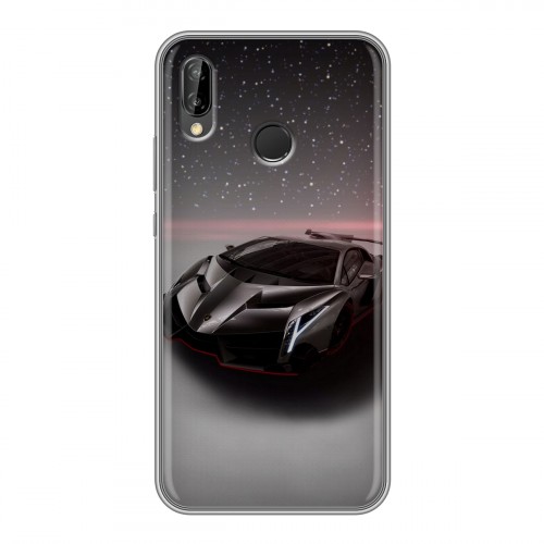 Дизайнерский силиконовый чехол для Huawei P20 Lite Lamborghini