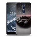 Дизайнерский пластиковый чехол для Nokia 5.1 Lamborghini