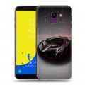 Дизайнерский пластиковый чехол для Samsung Galaxy J6 Lamborghini