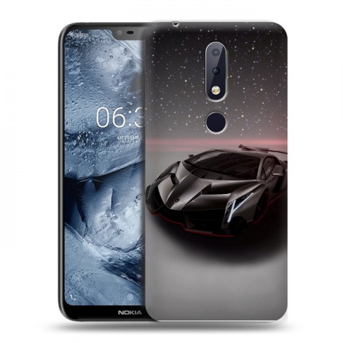 Дизайнерский пластиковый чехол для Nokia 6.1 Plus Lamborghini