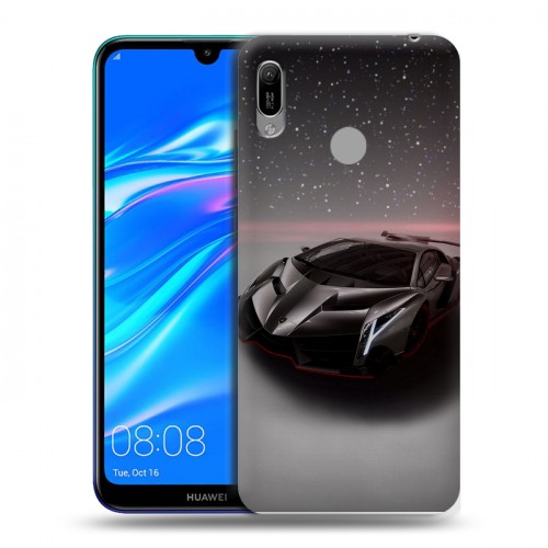 Дизайнерский пластиковый чехол для Huawei Y6 (2019) Lamborghini