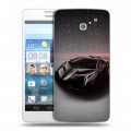 Дизайнерский пластиковый чехол для Huawei Ascend D2 Lamborghini