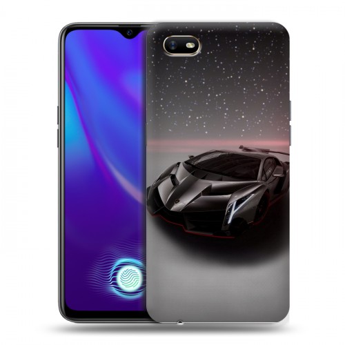 Дизайнерский силиконовый с усиленными углами чехол для OPPO A1k Lamborghini