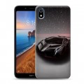 Дизайнерский силиконовый чехол для Xiaomi RedMi 7A Lamborghini