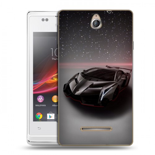 Дизайнерский пластиковый чехол для Sony Xperia E Lamborghini