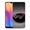 Дизайнерский силиконовый с усиленными углами чехол для Xiaomi RedMi 8A Lamborghini