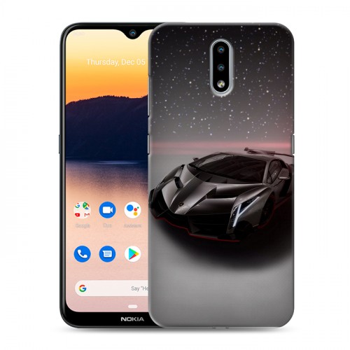 Дизайнерский пластиковый чехол для Nokia 2.3 Lamborghini