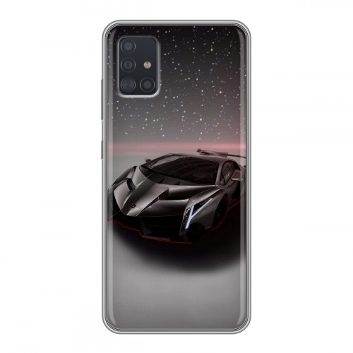 Дизайнерский силиконовый чехол для Samsung Galaxy A51 Lamborghini