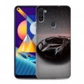 Дизайнерский пластиковый чехол для Samsung Galaxy M11 Lamborghini