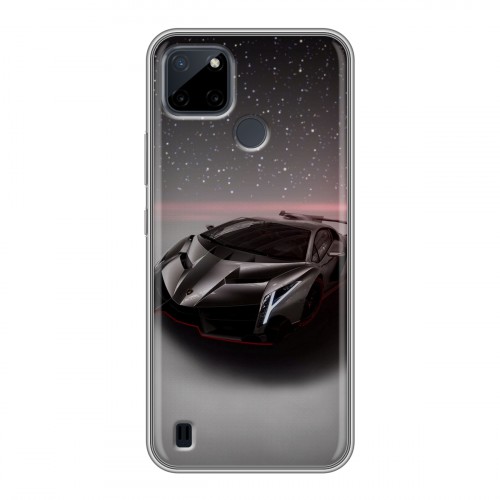 Дизайнерский силиконовый чехол для Realme C21Y Lamborghini